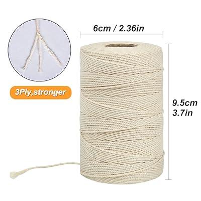 Jute Twine 1.5mm 500M Thin Jute String 2Ply Rope 100% natural