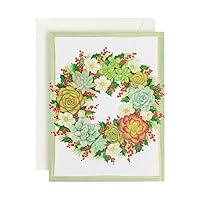 Algopix Similar Product 19 - Caspari Succulent Wreath with Berries