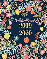 Algopix Similar Product 15 - Monthly Planner 20192020 Floral Cute