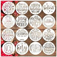 Algopix Similar Product 12 - Small Christmas Stencils for Painting