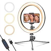 Algopix Similar Product 7 - Dimmable Desk Makeup LED Ring Light 10