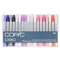 Algopix Similar Product 6 - Copic I72B Ciao Markers Set B, 72-Piece
