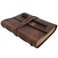 Algopix Similar Product 7 - Leather Journal Lined Notebook