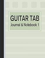 Algopix Similar Product 3 - Guitar Tab Journal  Notebook 1