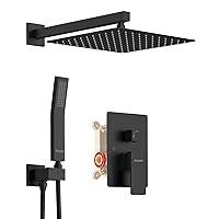 Algopix Similar Product 4 - KOJOX 12 Inch Black Shower System with