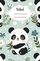 Algopix Similar Product 4 - Panda Notebook Panda Themed