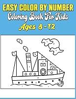 Algopix Similar Product 12 - Easy Color By Number Coloring Book For