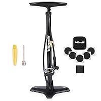 Algopix Similar Product 20 - VIBRELLI Bike Floor Pump with Gauge 