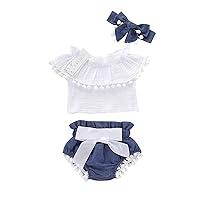 Algopix Similar Product 1 - Infant Girl Clothes Off Shoulder Tops