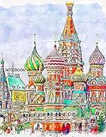 Algopix Similar Product 18 - Notebook Moscow Russia Watercolor