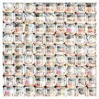 Algopix Similar Product 14 - Pillow 1 x 1 Glass Polished Mosaic in