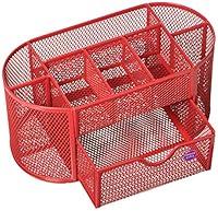 Algopix Similar Product 15 - Oval Mesh Desk Organizer 9