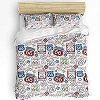 Algopix Similar Product 5 - Quilt Set 3 Pieces Vintage Red and Blue