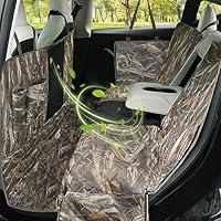 Algopix Similar Product 6 - KIMHY Camo Dog Car Back Seat Cover for