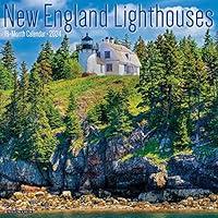 Algopix Similar Product 19 - New England Lighthouses 2024 12 x 12