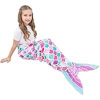 Algopix Similar Product 5 - WERNNSAI Mermaid Tail Blanket