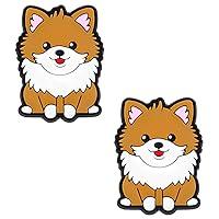 Algopix Similar Product 7 - Pomeranian Shoe Charm for Clogs Mules