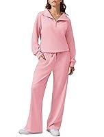 Algopix Similar Product 3 - PINSPARK Women 2 Piece Sweatsuit Sets