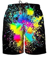 Algopix Similar Product 16 - Hgvoetty Mens Swimming Trunks Colorful
