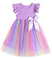 Algopix Similar Product 11 - Rysly Toddler Girls Ruffle Sleeve Tulle