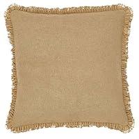 Algopix Similar Product 2 - VHC Brands Burlap Euro Sham Cover Tan