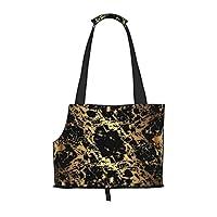 Algopix Similar Product 6 - Pet Dog Sling Carrier Gold Black Marble