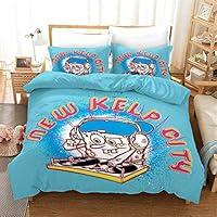 Algopix Similar Product 7 - Spongebob Squarepants Bedding Printed