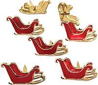 Algopix Similar Product 18 - Eyelet Outlet Shape Brads 12/Pkg-Sleigh