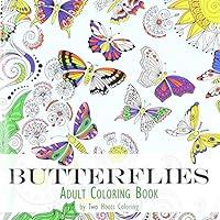 Algopix Similar Product 5 - Adult Coloring Book: Butterflies