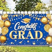 Algopix Similar Product 13 - KatchOn Congrats Grad Banner Blue 