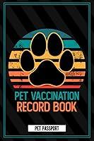 Algopix Similar Product 9 - Pet Vaccination Record Book Pet Health