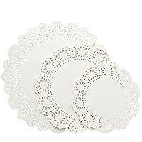 Algopix Similar Product 4 - 150 Pack Round Lace Paper Doilies for