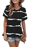 Algopix Similar Product 14 - TASAMO Womens Loose Ruffle Hem Short