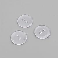 Algopix Similar Product 6 - 25 x Clear Plain Round 23mm Resin