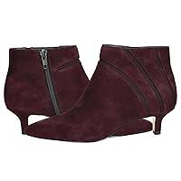 Algopix Similar Product 1 - MOOMMO Women Burgundy Blue Low Kitten