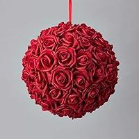 Algopix Similar Product 2 - 12 Foam Rose Ball  Kissing Balls 