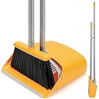 Algopix Similar Product 12 - SONCAL Broom and Dustpan Set with Long