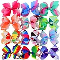 Algopix Similar Product 11 - Myamy 6 inches Hair Bows For Girls