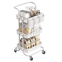Algopix Similar Product 10 - ALVOROG 3Tier Plastic Rolling Utility