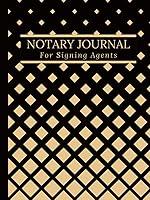 Algopix Similar Product 3 - Notary Journal For Signing Agents