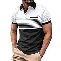 Algopix Similar Product 12 - Shirts for Men Summer Short Sleeve Polo