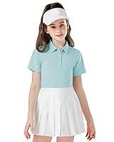 Algopix Similar Product 14 - Soneven Girls Short Sleeve Golf Polo