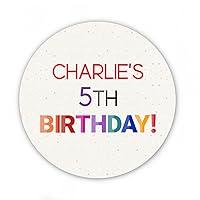 Algopix Similar Product 18 - Personalized Birthday Stickers with