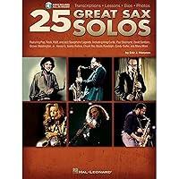 Algopix Similar Product 12 - 25 Great Sax Solos Bk Transcriptions