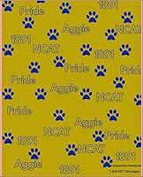 Algopix Similar Product 7 - NCAT Bulldog Composition Notebook