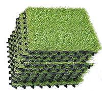 Algopix Similar Product 15 - EcoMatrix Artificial Grass Tiles