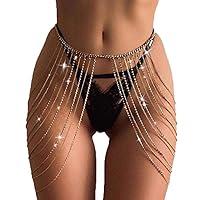Algopix Similar Product 8 - Brishow Rhinestone Body Chain Jewelry