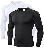 Algopix Similar Product 13 - Queerier Mens Compression Shirts Long