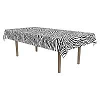 Algopix Similar Product 11 - Beistle Zebra Print Tablecover 54 x
