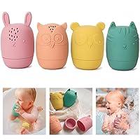 Algopix Similar Product 19 - Baby Bath Toys iselyn 4Packs Mold Free